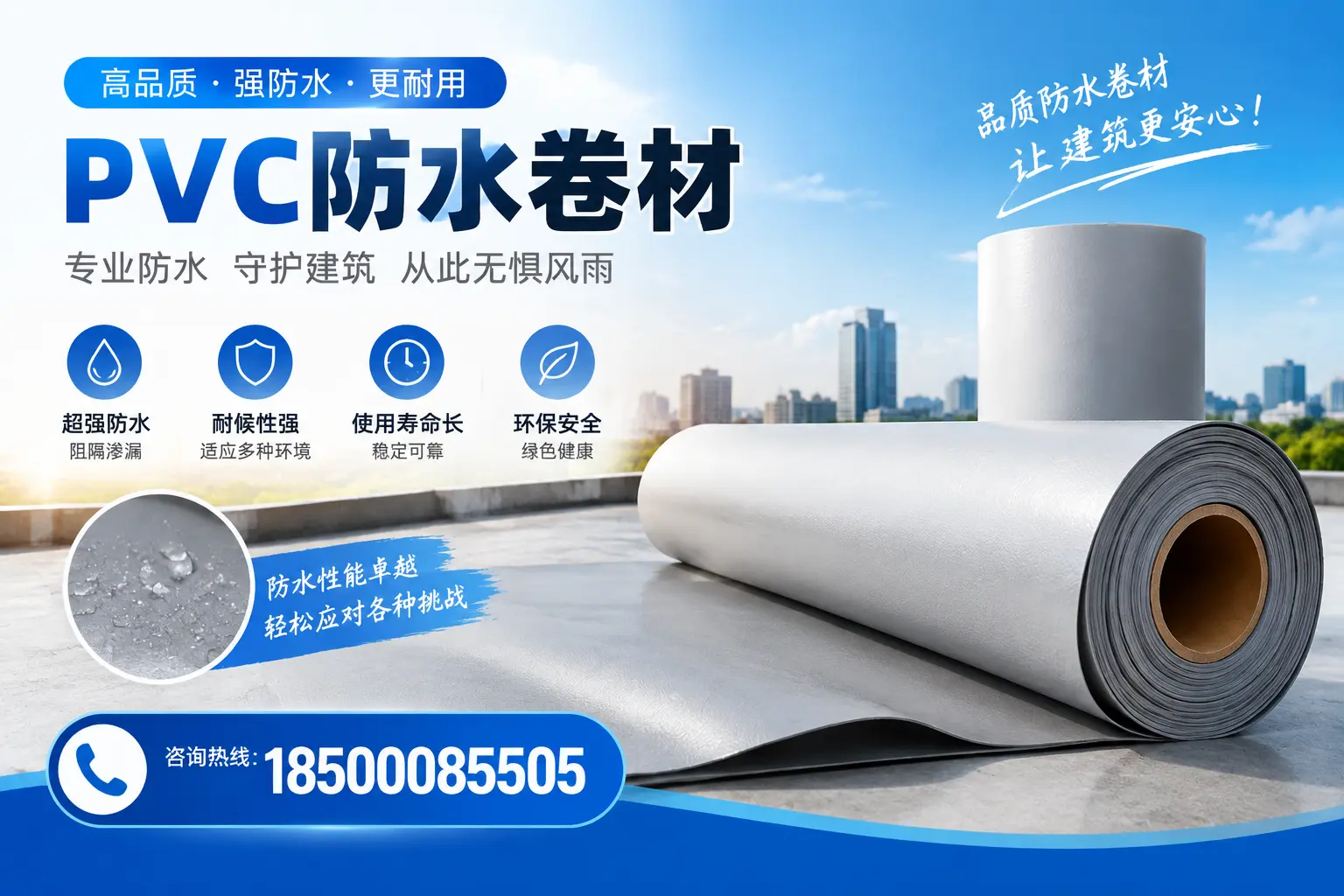 如何选择高质量的PVC防水卷材?朔州消费者必看指南